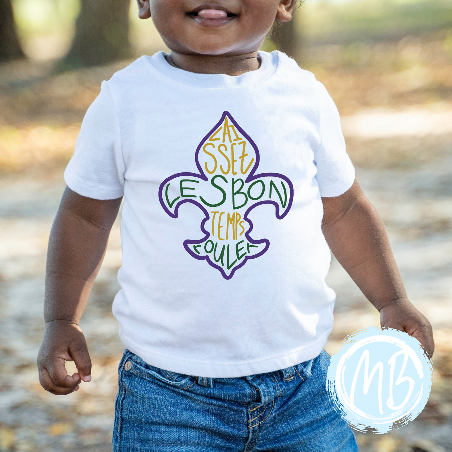 Fluer de Lis Toddler, Youth or Adult Tee