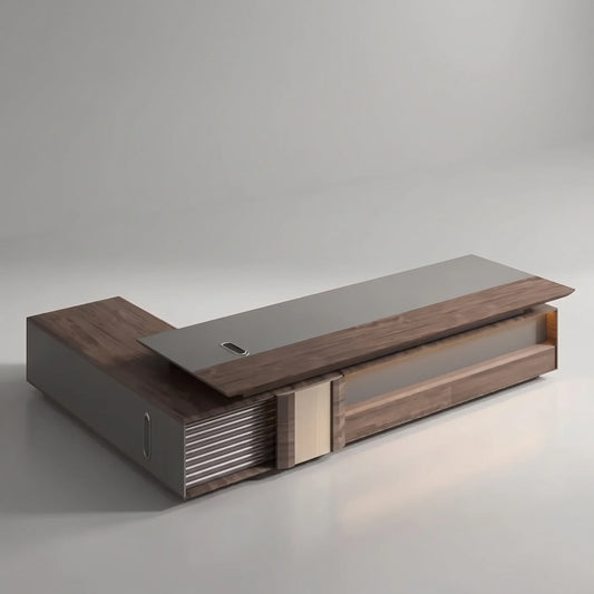 Frisco · Modern L-Shaped Executive Desk