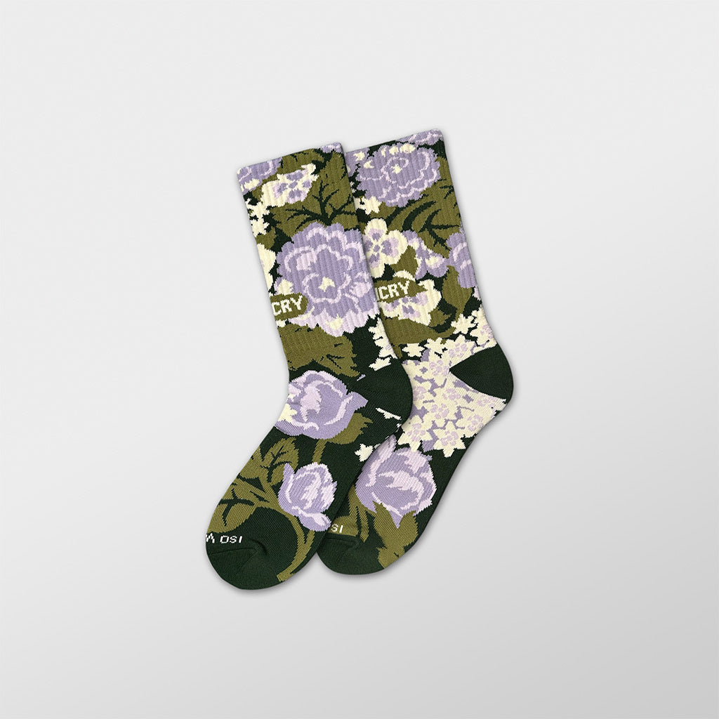 Floral  –  Deep Green