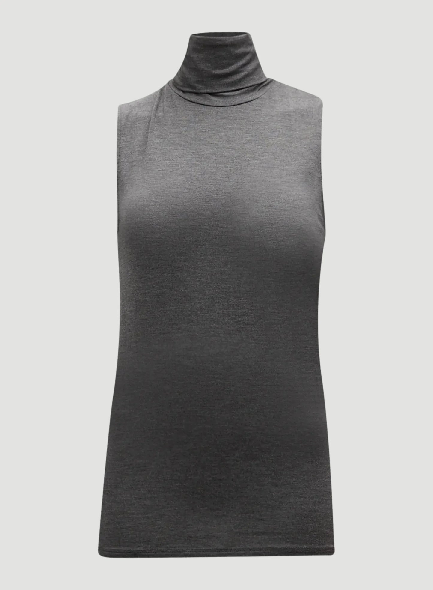 Soft Touch Sleeveless Turtleneck