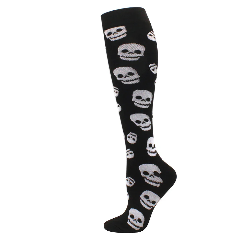 Running Compression Stockings Pressure Nursing Socks For Edema, Diabetes, Varicose Veins, Blood Circulation Sports Socks