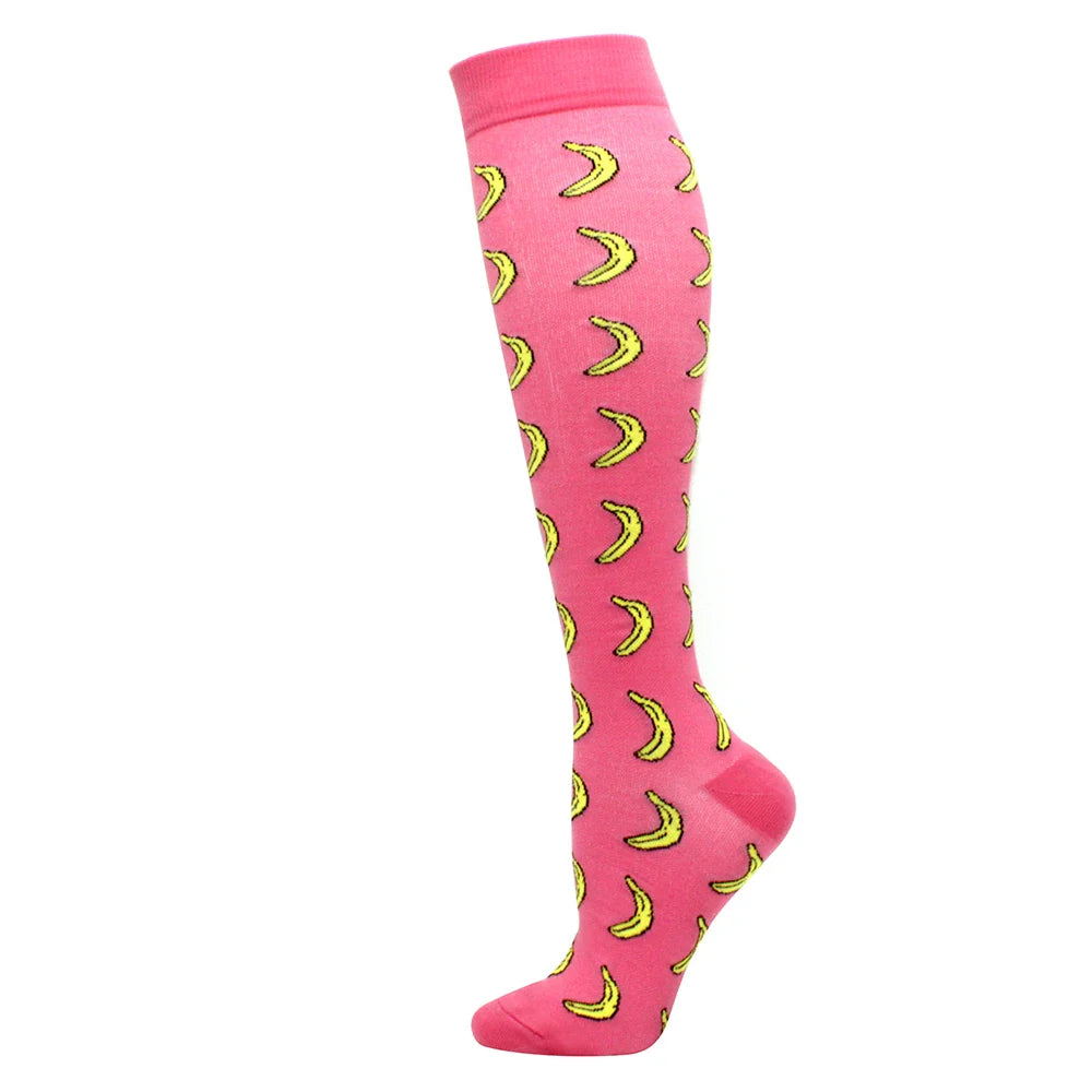 Running Compression Stockings Pressure Nursing Socks For Edema, Diabetes, Varicose Veins, Blood Circulation Sports Socks