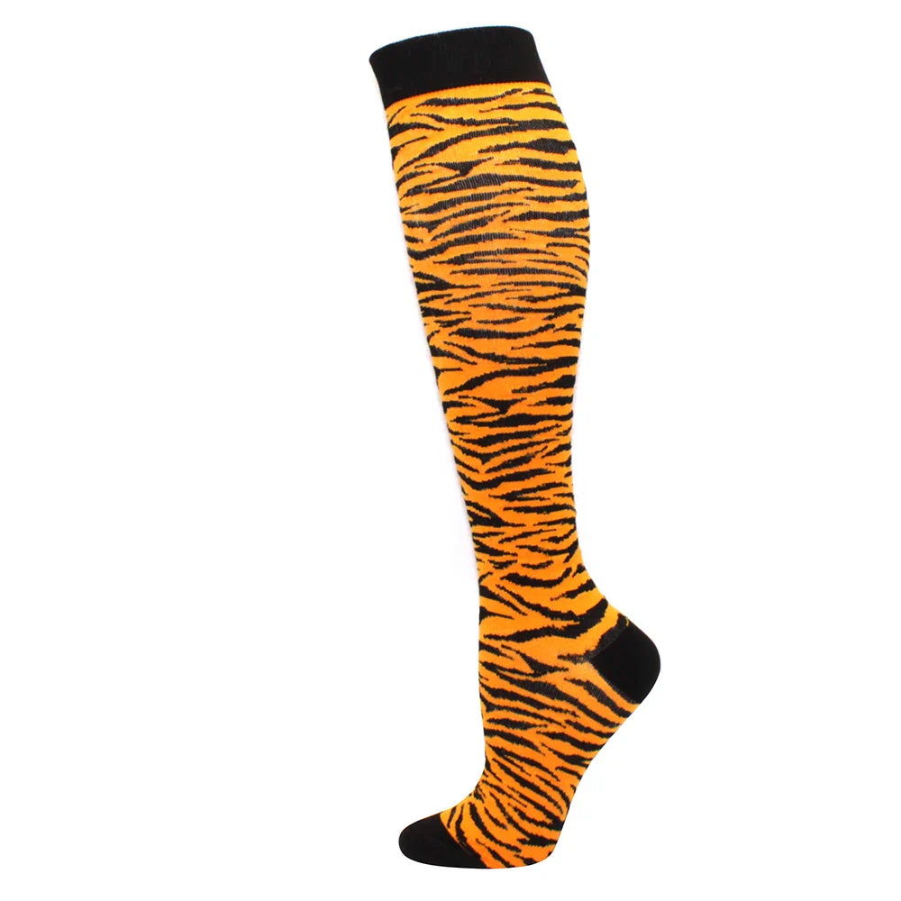 Running Compression Stockings Pressure Nursing Socks For Edema, Diabetes, Varicose Veins, Blood Circulation Sports Socks