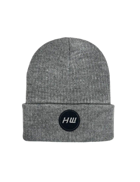 Cuffed Wide Ribbed, Traditional Beanie, Koala Gray