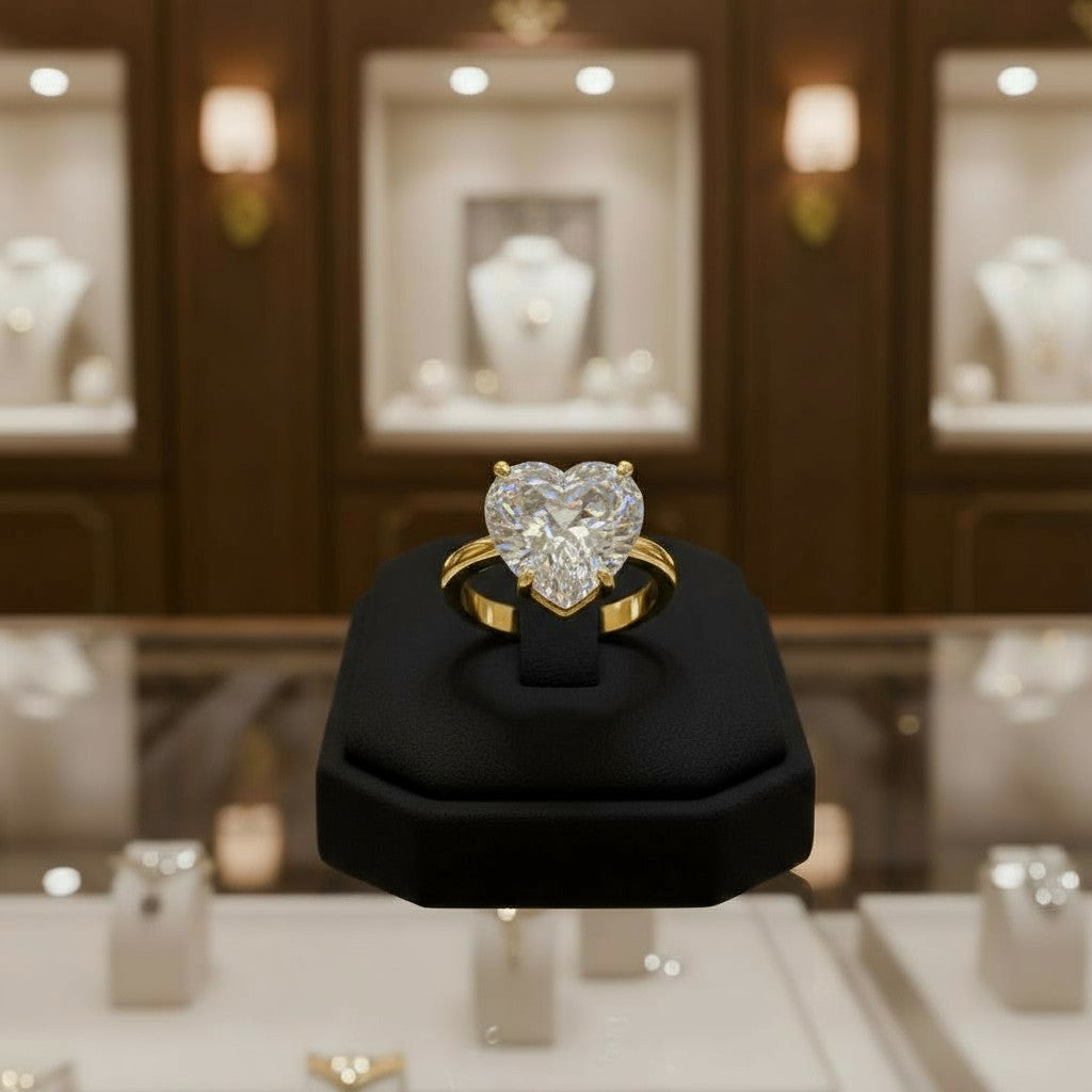 Cherished Memories Ring<br>Heart Cut • Large 10mm