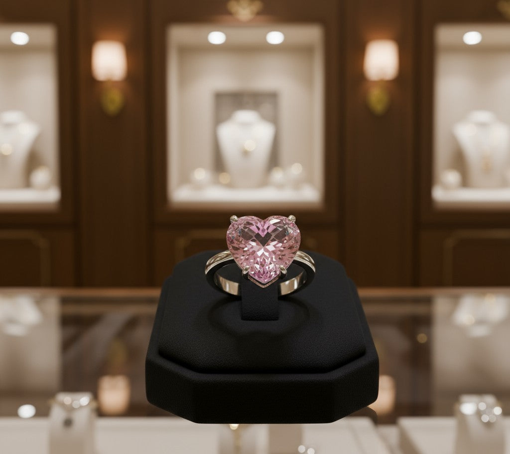 Cherished Memories Ring<br>Heart Cut • Large 10mm