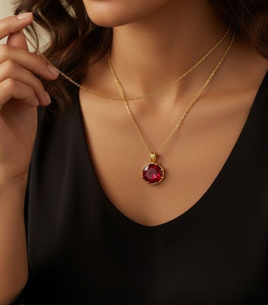 Points of Light Pendant<br>Hexagon • 7mm