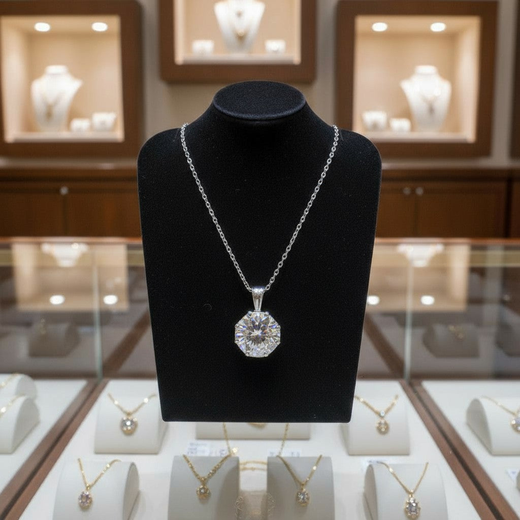 Points of Light Pendant<br>Hexagon • 7mm