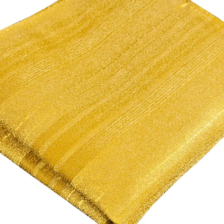 Solid Floral Paisley Yellow Gold Men's Ties Neckties 100% Silk Jacquard Woven Tie Sets Pocket Square Party Wedding