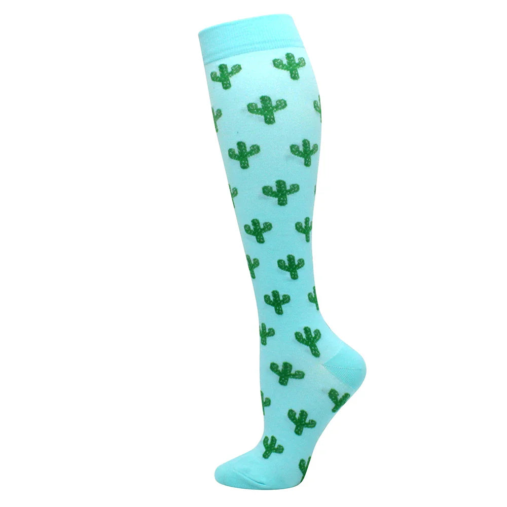 Running Compression Stockings Pressure Nursing Socks For Edema, Diabetes, Varicose Veins, Blood Circulation Sports Socks