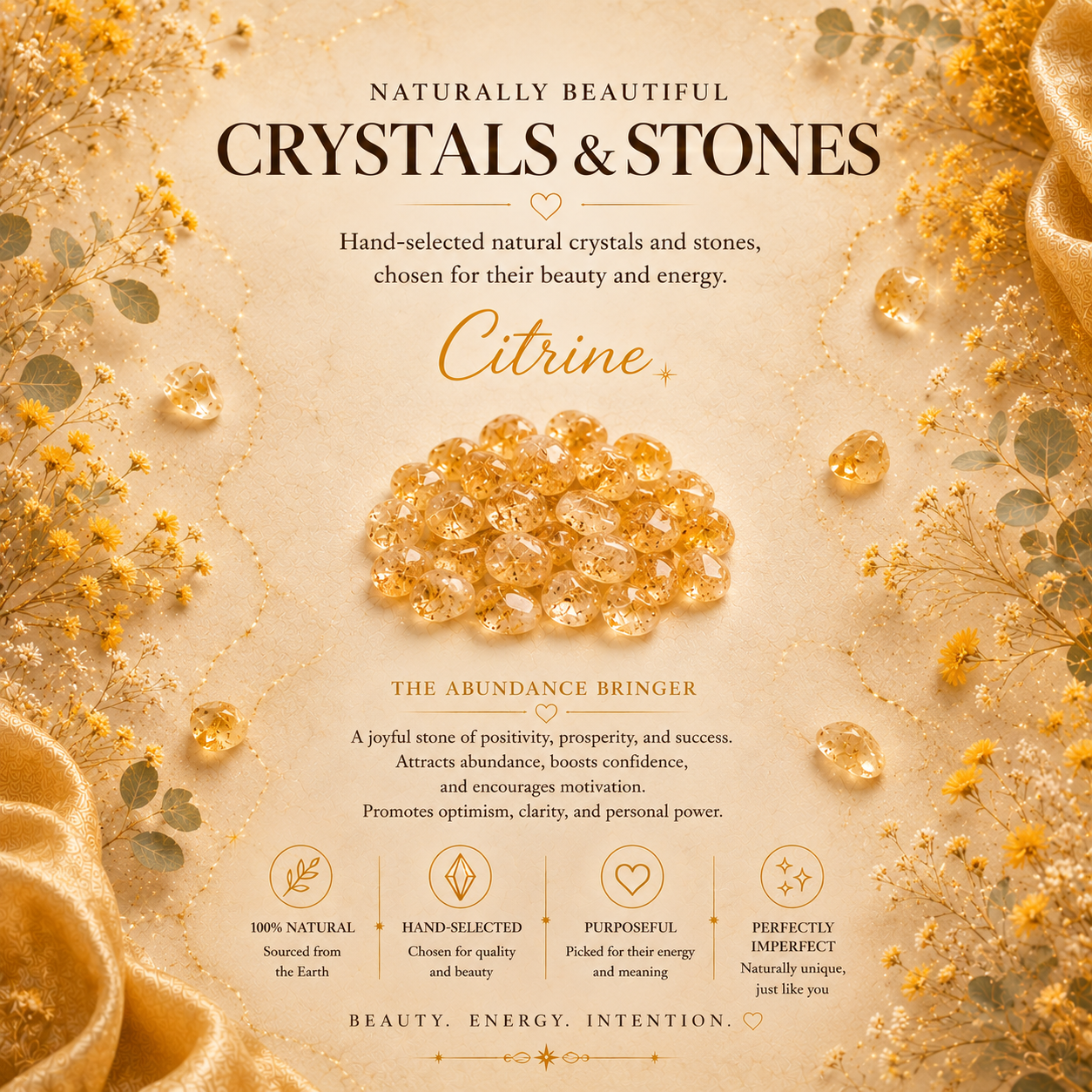 Herbal Tranquility Crystal-Enhanced Premium Coconut-Soy Wax Melts