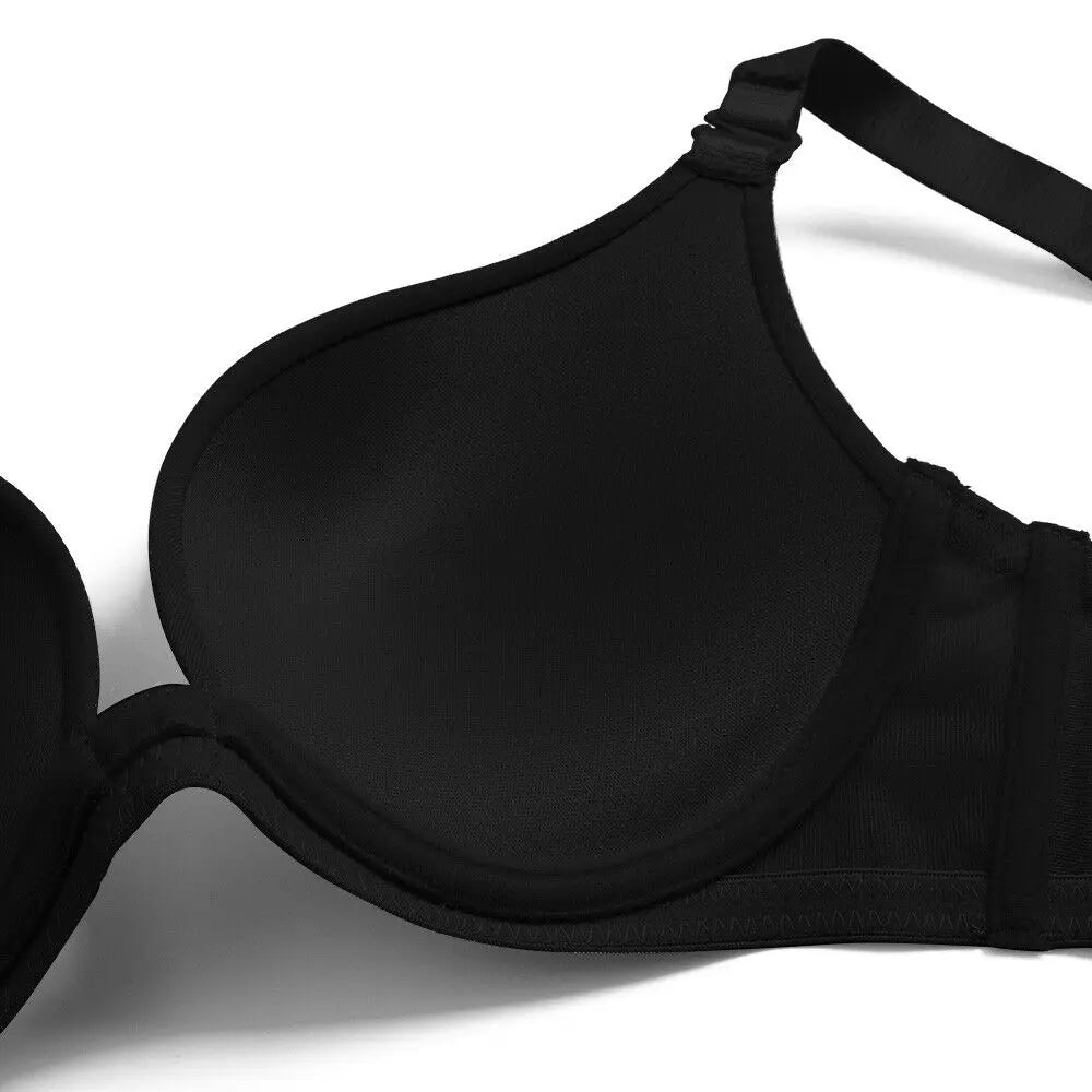 Women Bra Push Up Bras Deep Plunge V Neck Lingerie Clear Straps Multiway