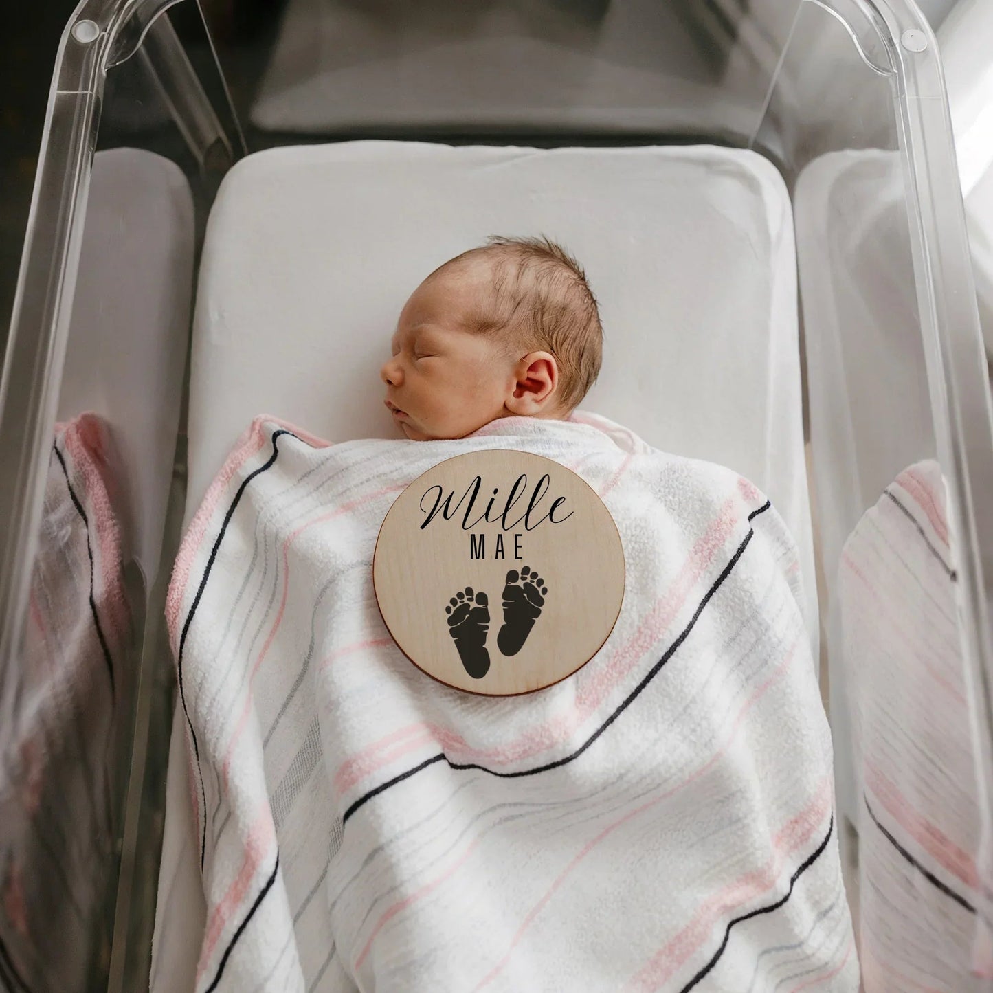 Custom Baby Arrival Announcement Sign, Baby Name With Birth Stats, Personalized Baby Announcement Sign, Sign for Hospital