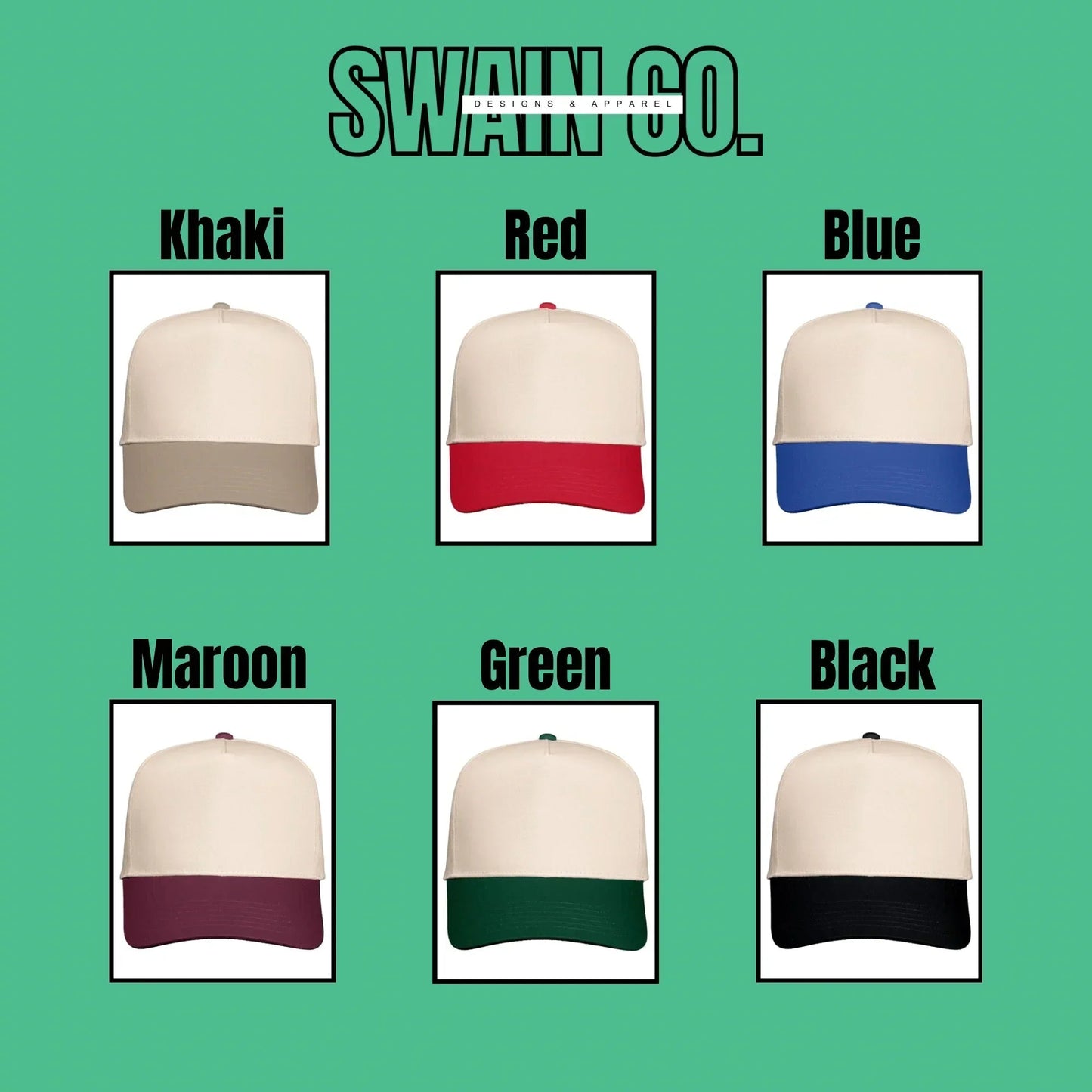Swain Co. Leather Patch Trucker Hat – Classic Logo Cap