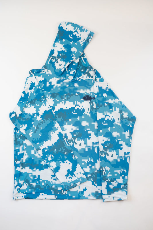Kids Camo Sun Hoodie