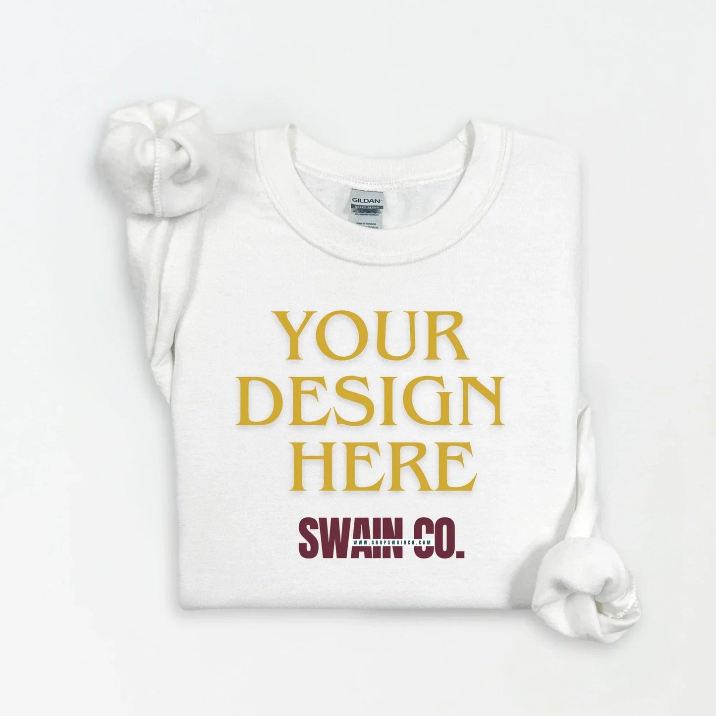 Custom Embroidered Sweatshirt | Personalized Crewneck | Your Design, Logo, or Text