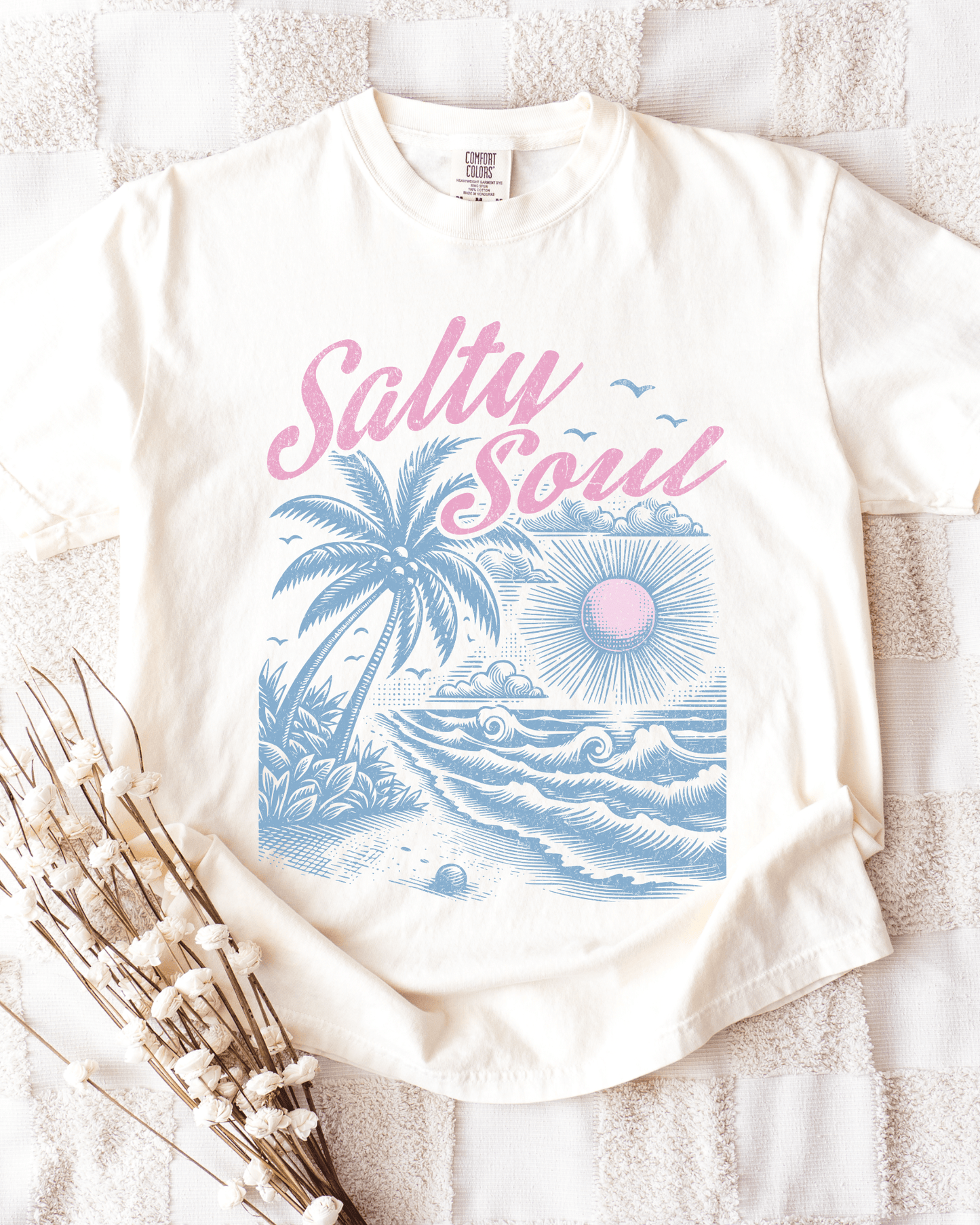 Salty Soul Beach Oversized T-Shirt | Swim Suit Cover up | Beach Outfit