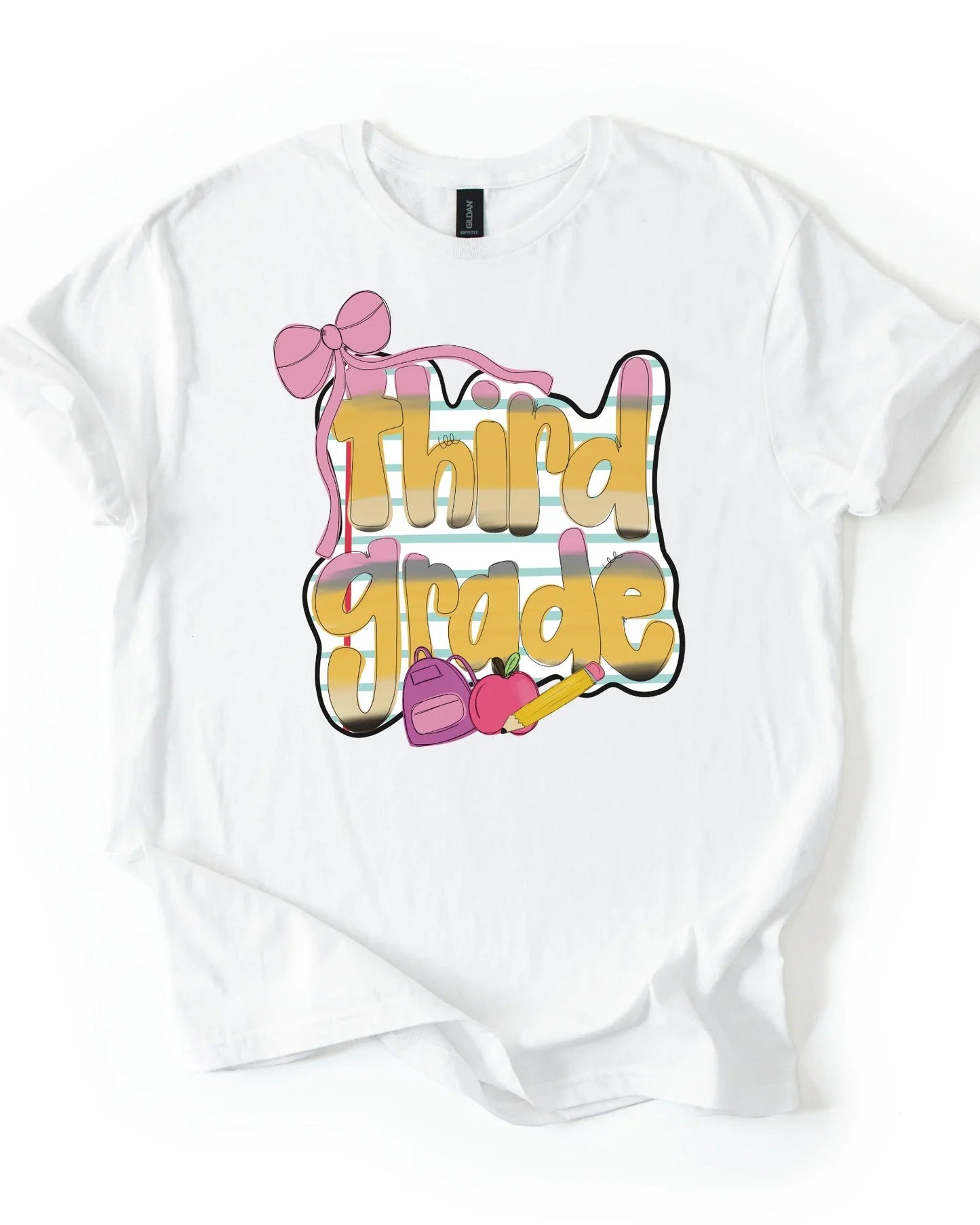 Back to School Shirt – First Day of School Tee – Preschool to 5th Grade Shirt – Youth & Toddler Sizes – Grade Level T-Shirt