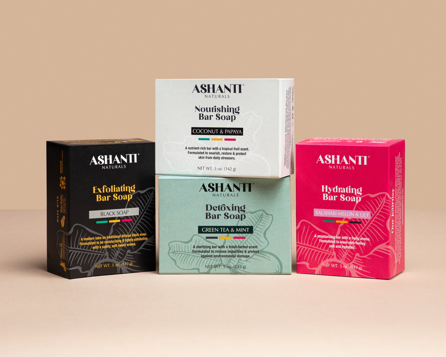 ASHANTI NATURALS Nourishing Coconut & Papaya Soap Bar