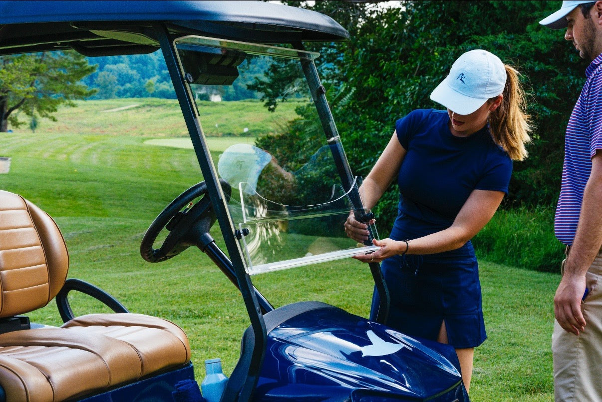 Club Car Onward Windshield — Clear MagMount™