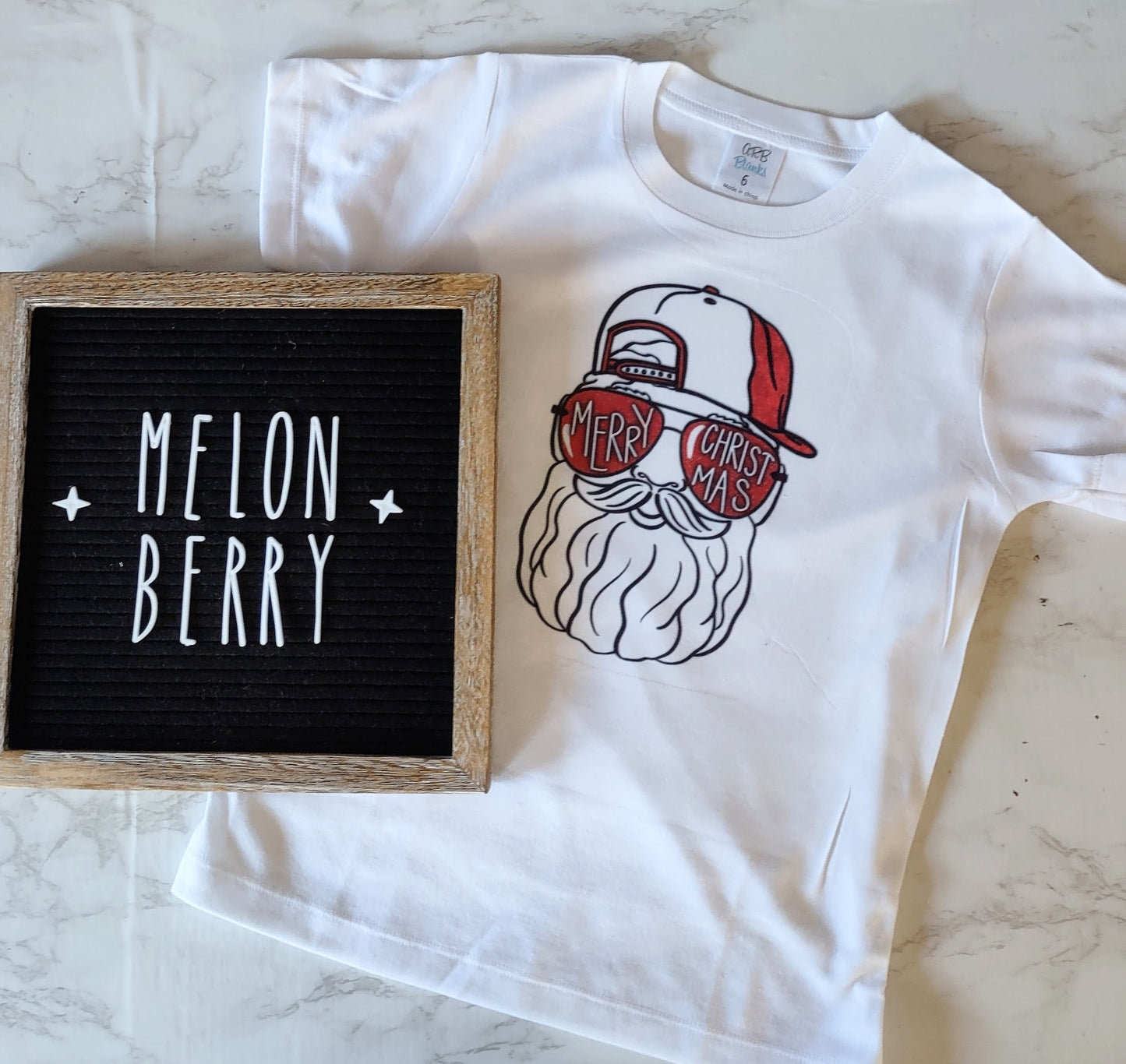 Cool Santa Tee | Christmas | Toddler | Baby | Boy | Santa |