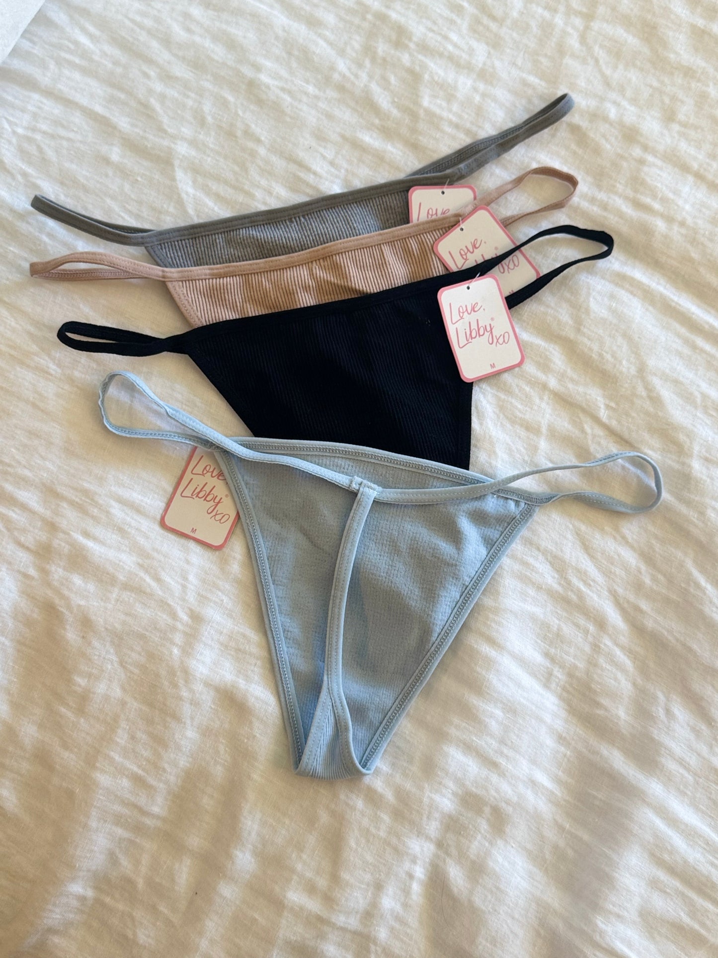 Seamless Rib Strappy Thong, XS-2X - Buy More Save More