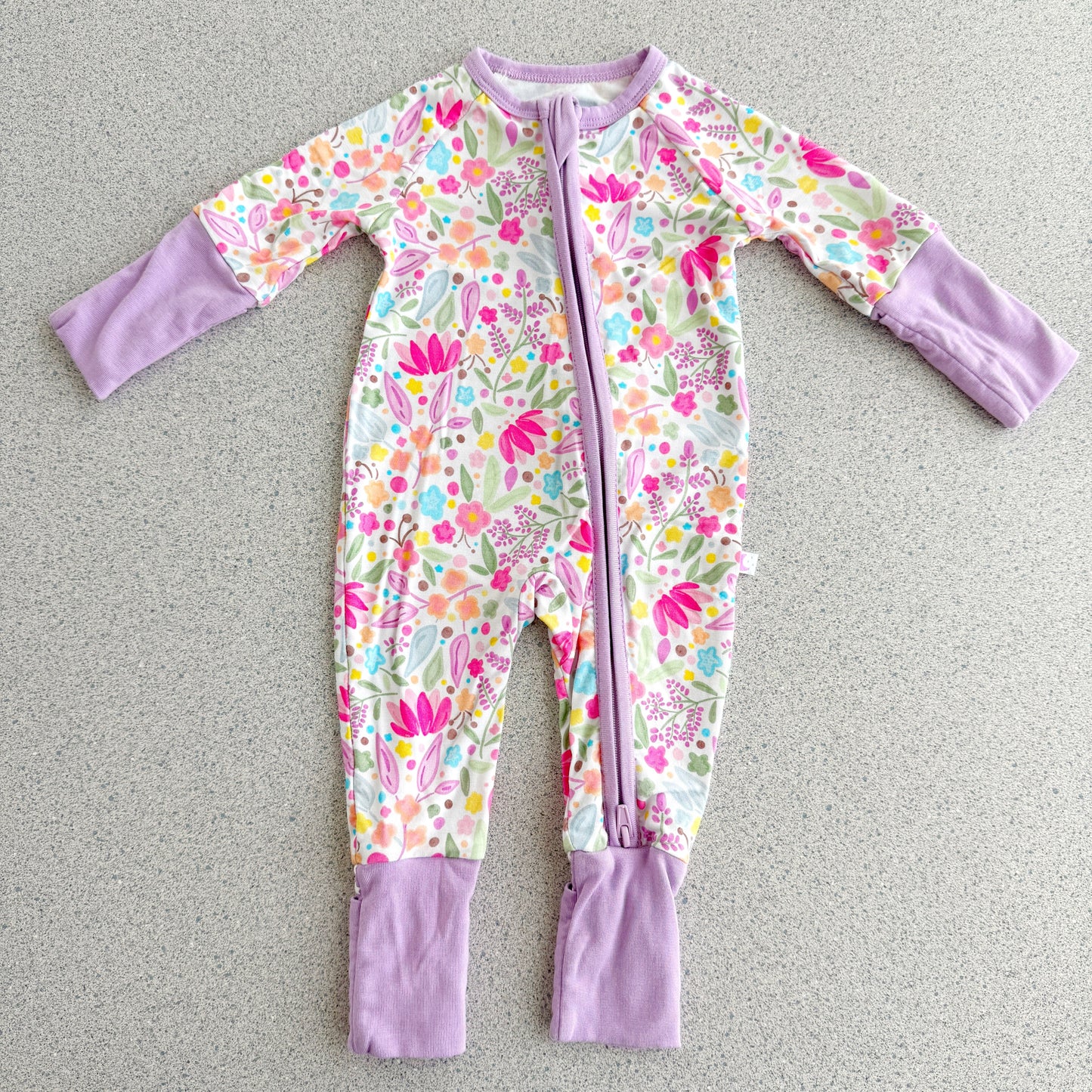 Lilac Petals Bamboo Pajamas