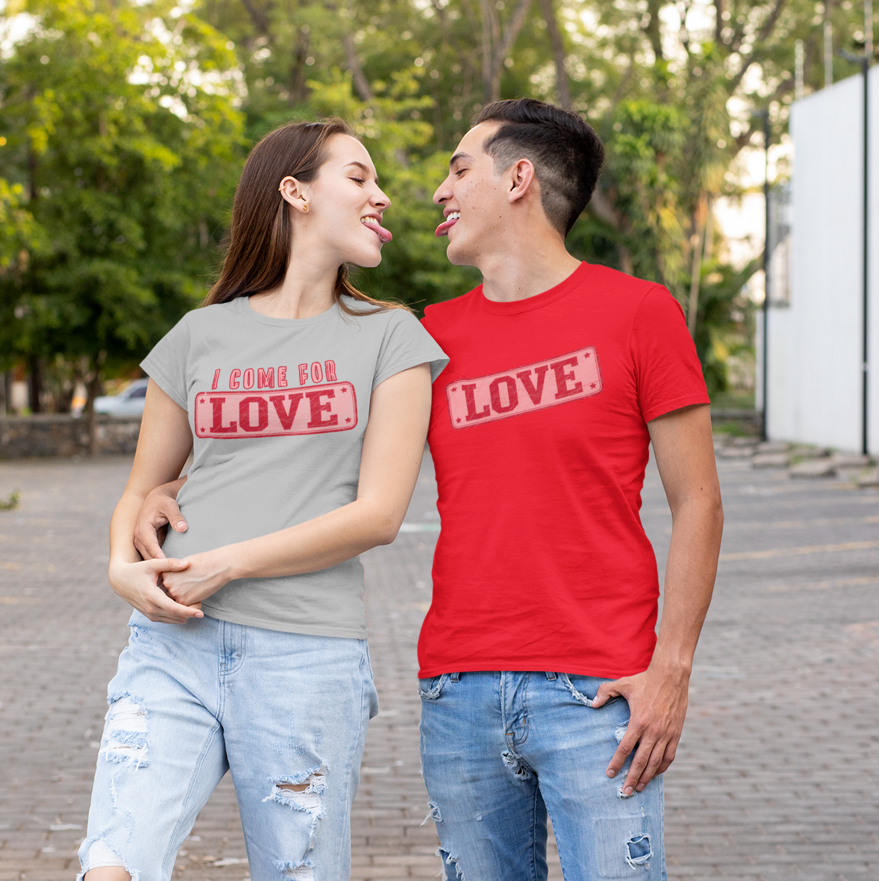 Love T-Shirt - Vintage Distressed Love Graphic Tee