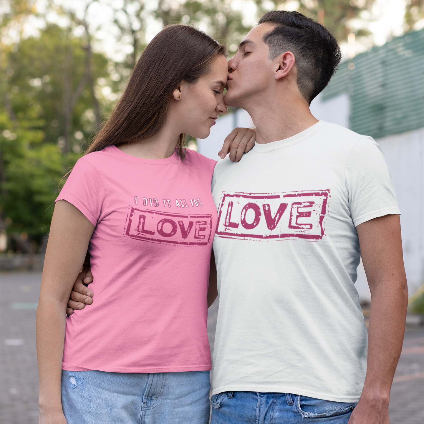 I Did It All For Love T-Shirt - Vintage Retro Valentine's Graphic Tee
