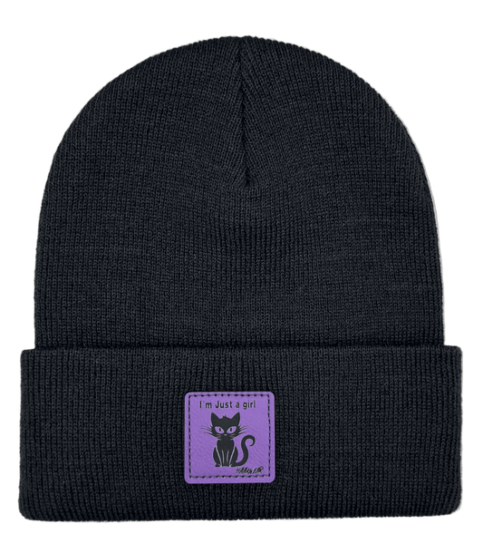Halloween Beanie, Meowgical, I'm Just a Girl Beanie, Traditional Beanie