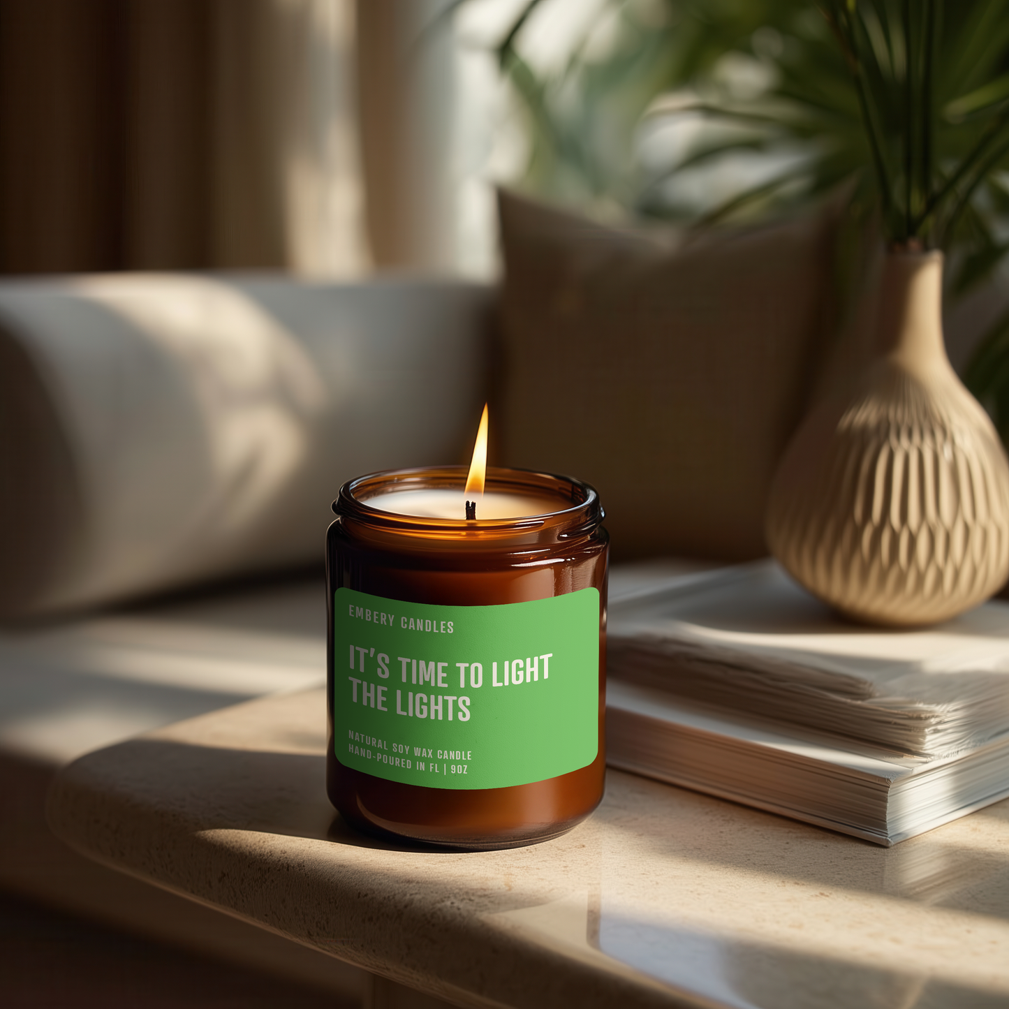 It's Time to Light the Lights | Soy Wax Scented Candle
