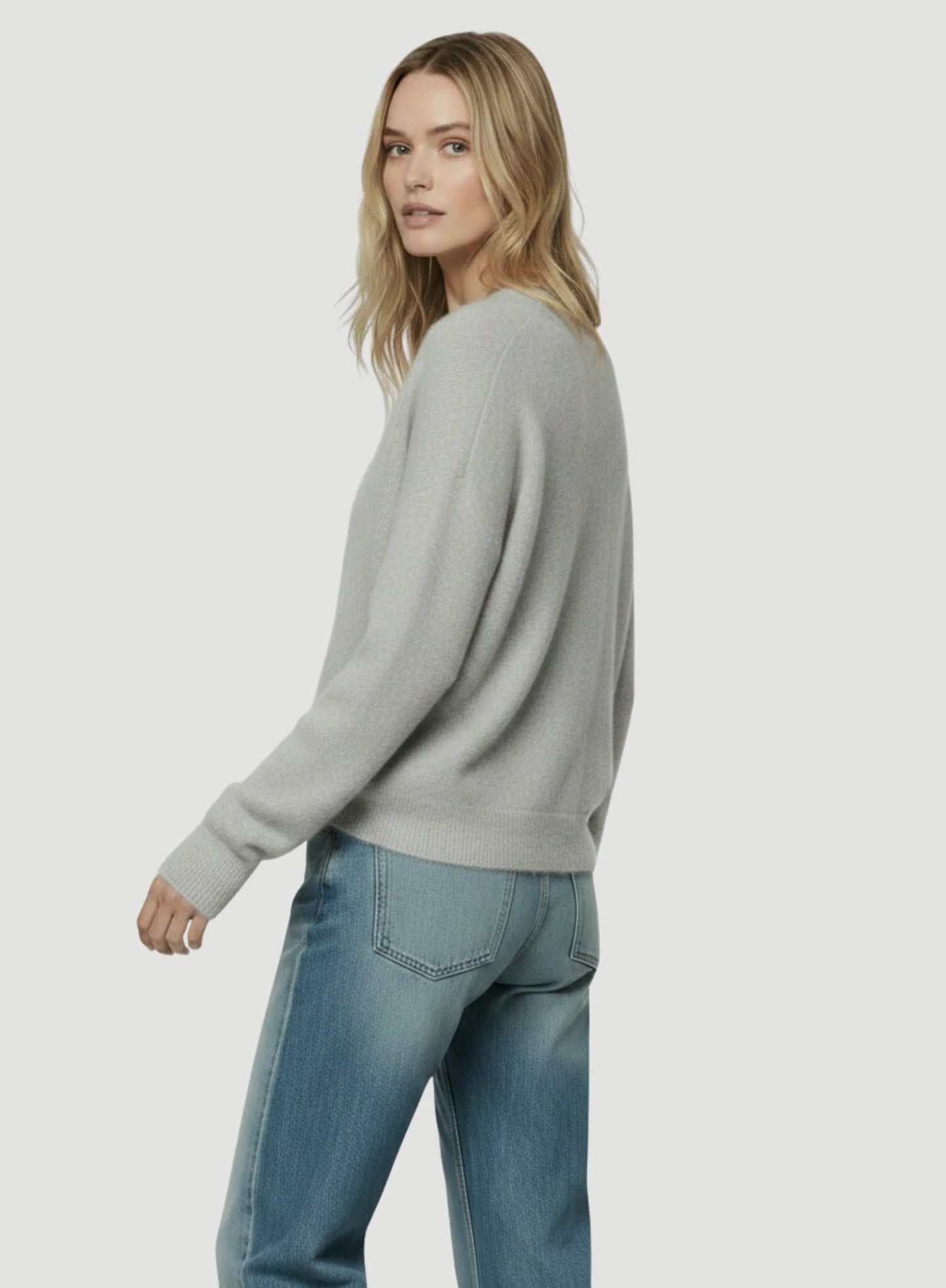 Cashmere Silk V-Neck Cardigan