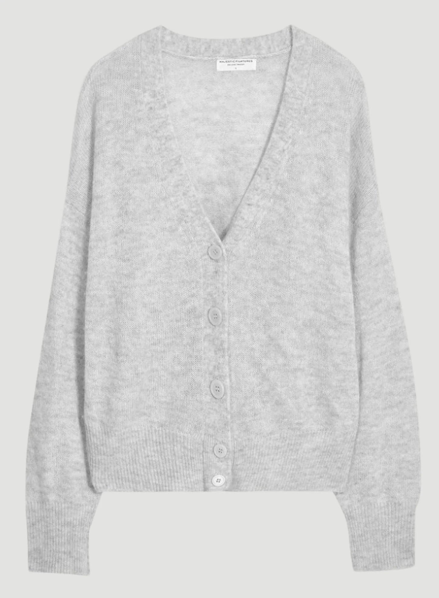 Cashmere Silk V-Neck Cardigan