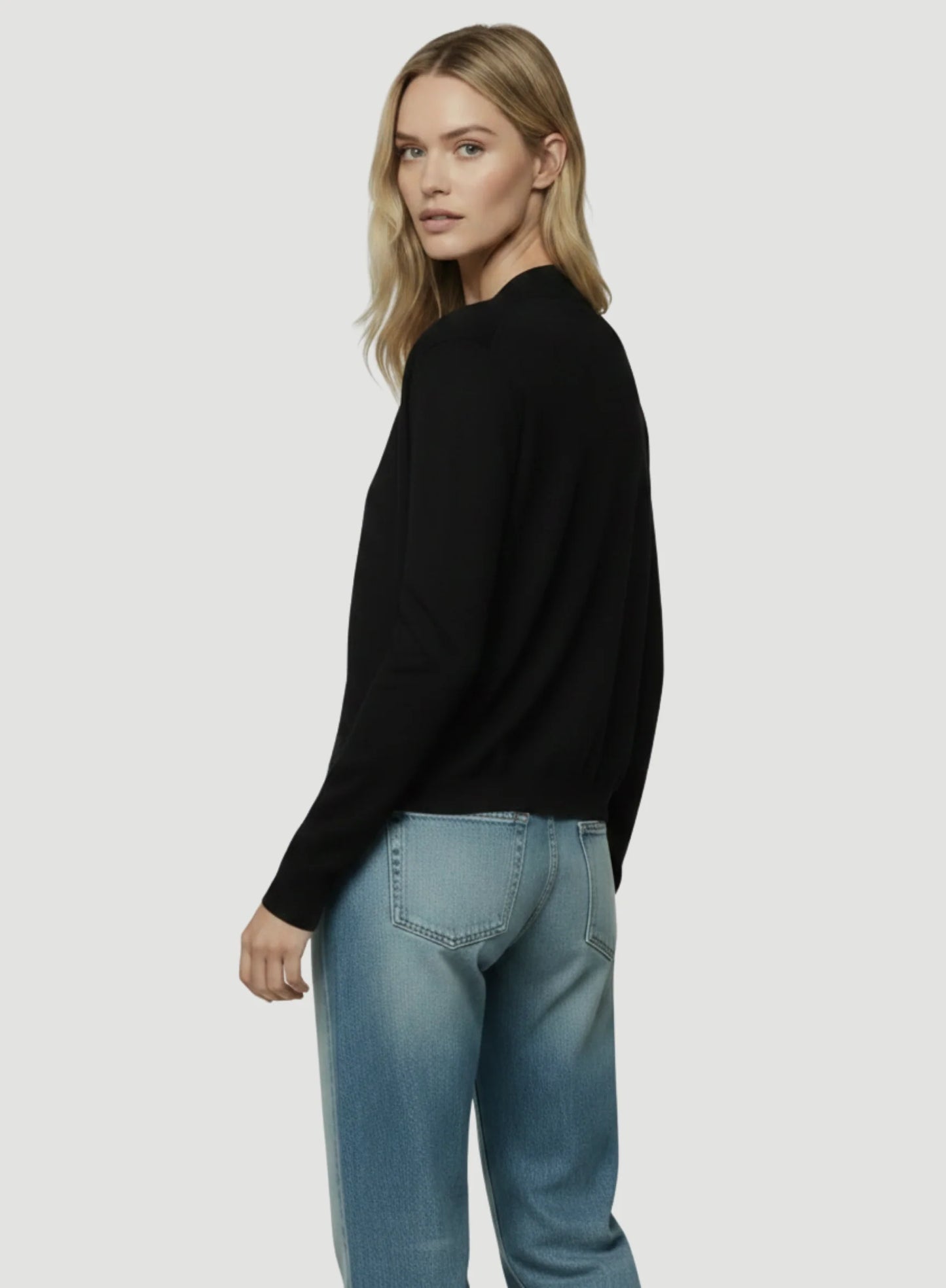 Cashmere Seamless Open Cardigan
