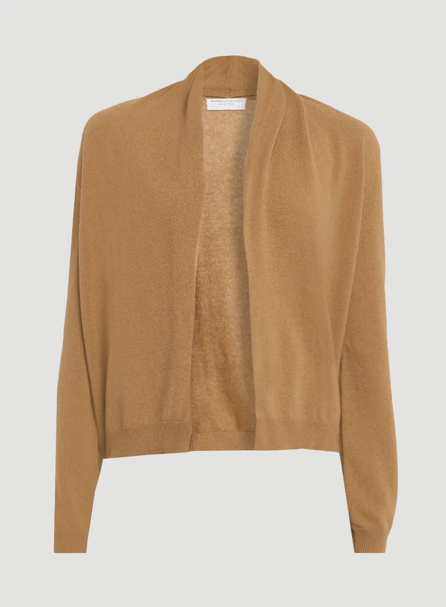 Cashmere Seamless Open Cardigan