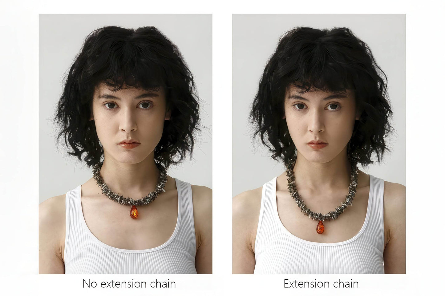 Amber Pendant Necklace