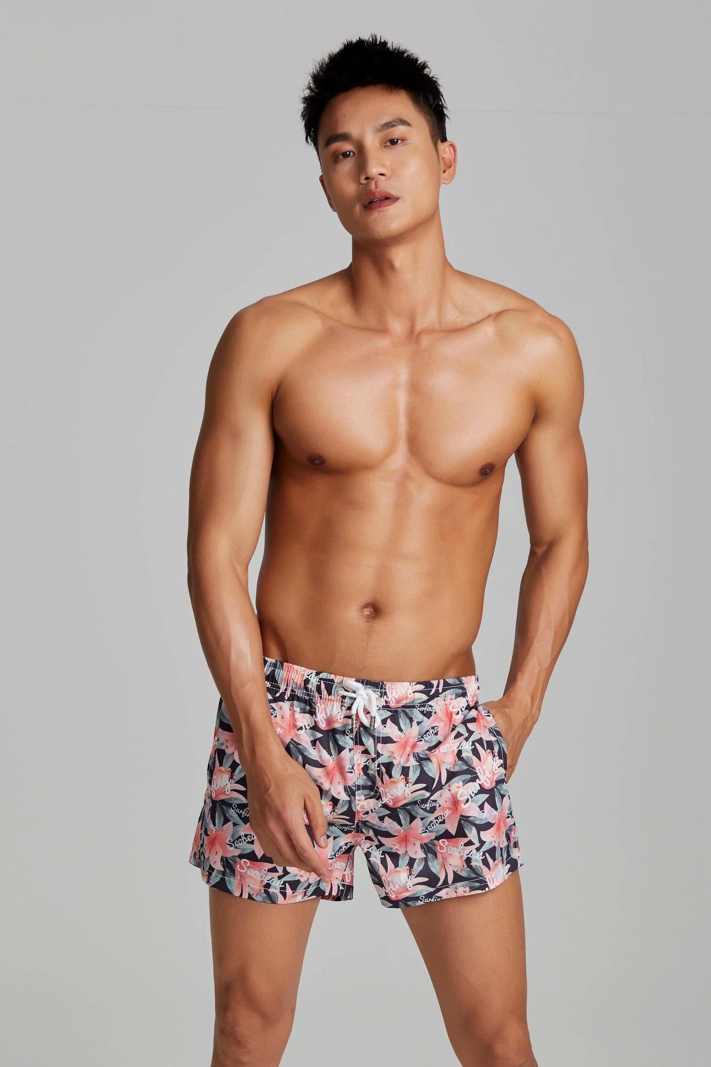 Men’s Printed Beach Shorts – Casual & Comfortable Sleepwear