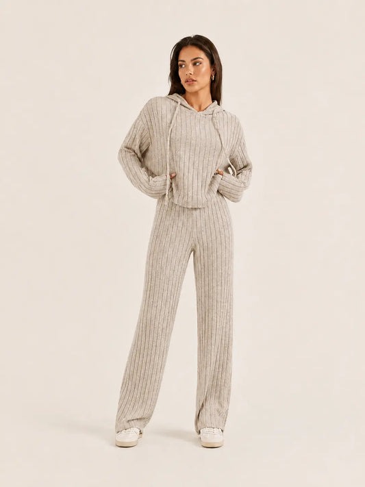 LÁVINE™ Hooded Loungewear Set for Women – 2 Piece Outfit