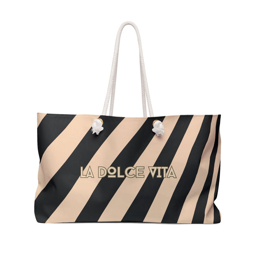 La Dolce Vita Weekender Bag, CREAM