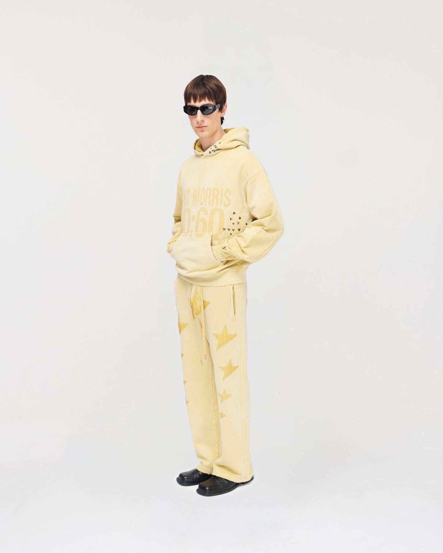 Star Leather Sweatpants
