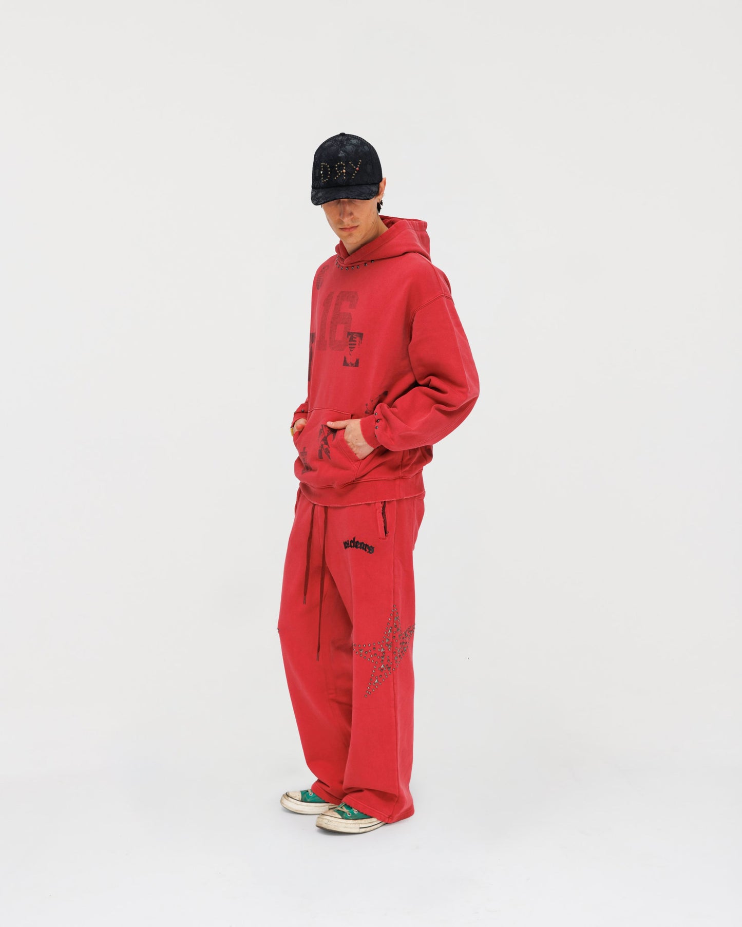 History Studded Hoodie