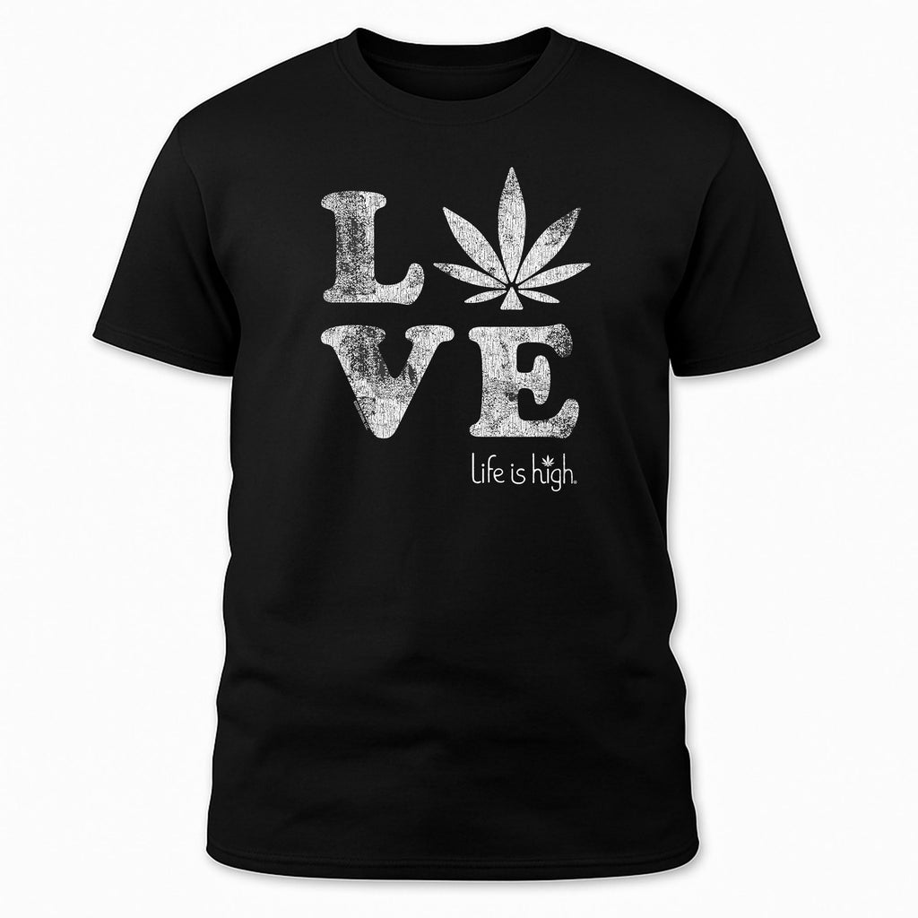 LOVE (Distressed Leaf O)