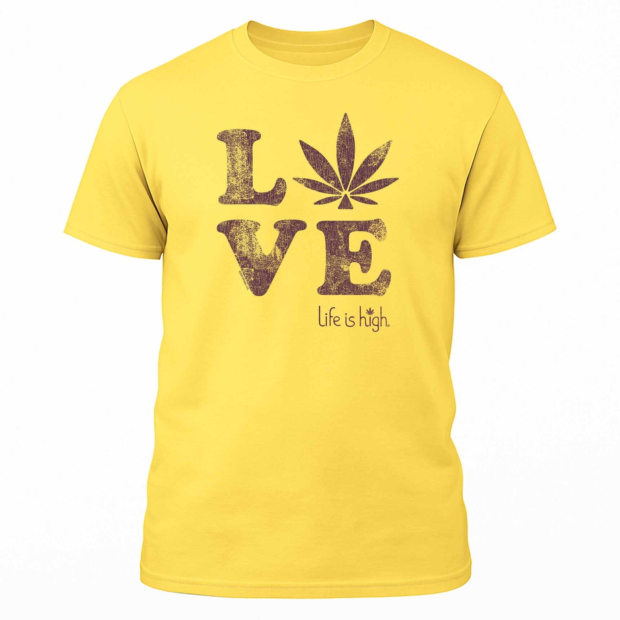 LOVE (Distressed Leaf O)