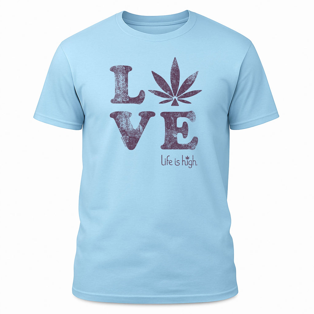 LOVE (Distressed Leaf O)