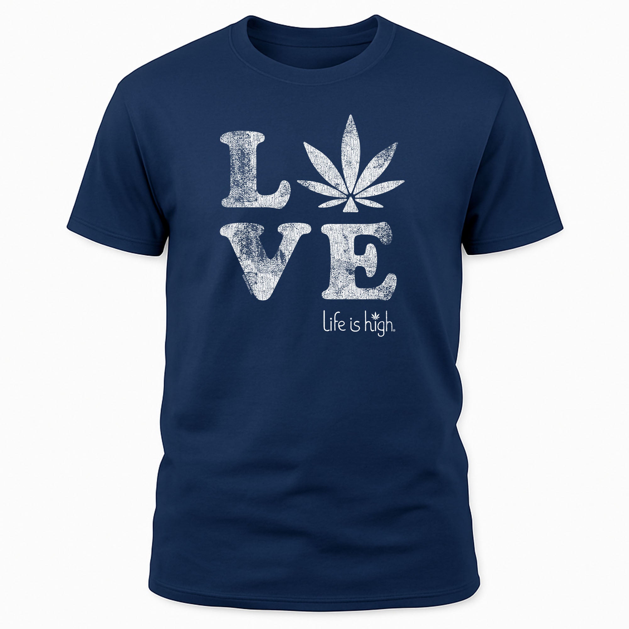 LOVE (Distressed Leaf O)