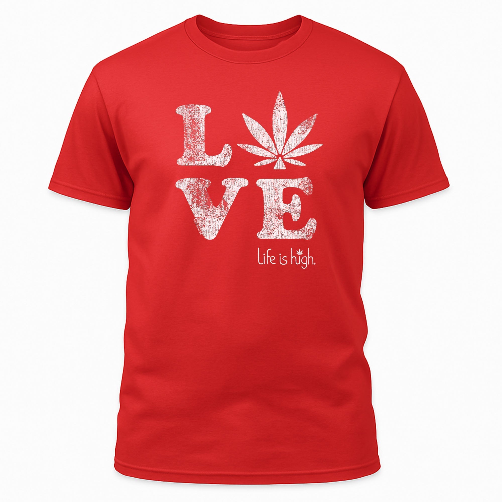 LOVE (Distressed Leaf O)