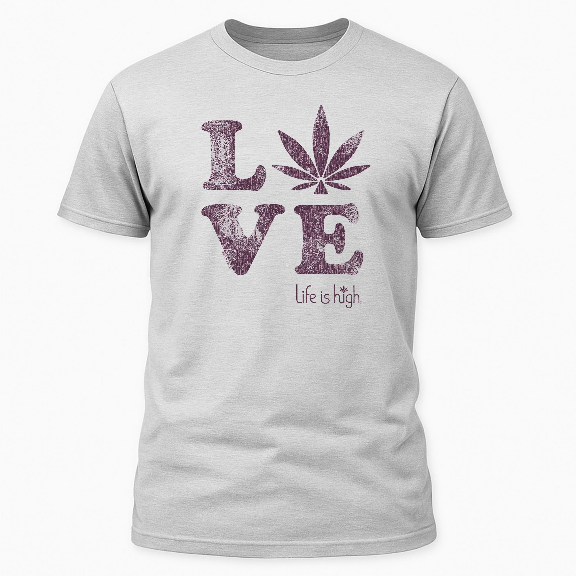 LOVE (Distressed Leaf O)
