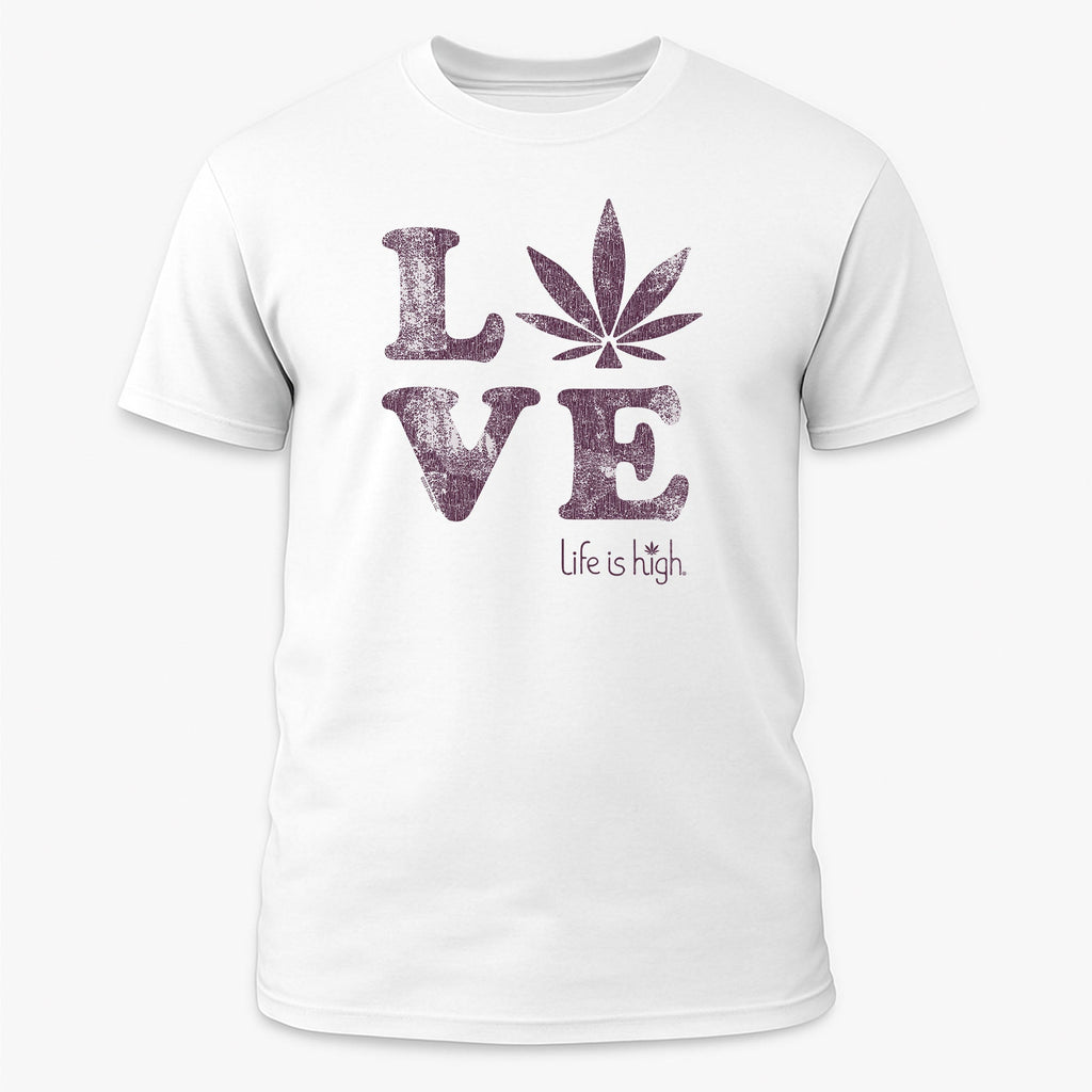 LOVE (Distressed Leaf O)