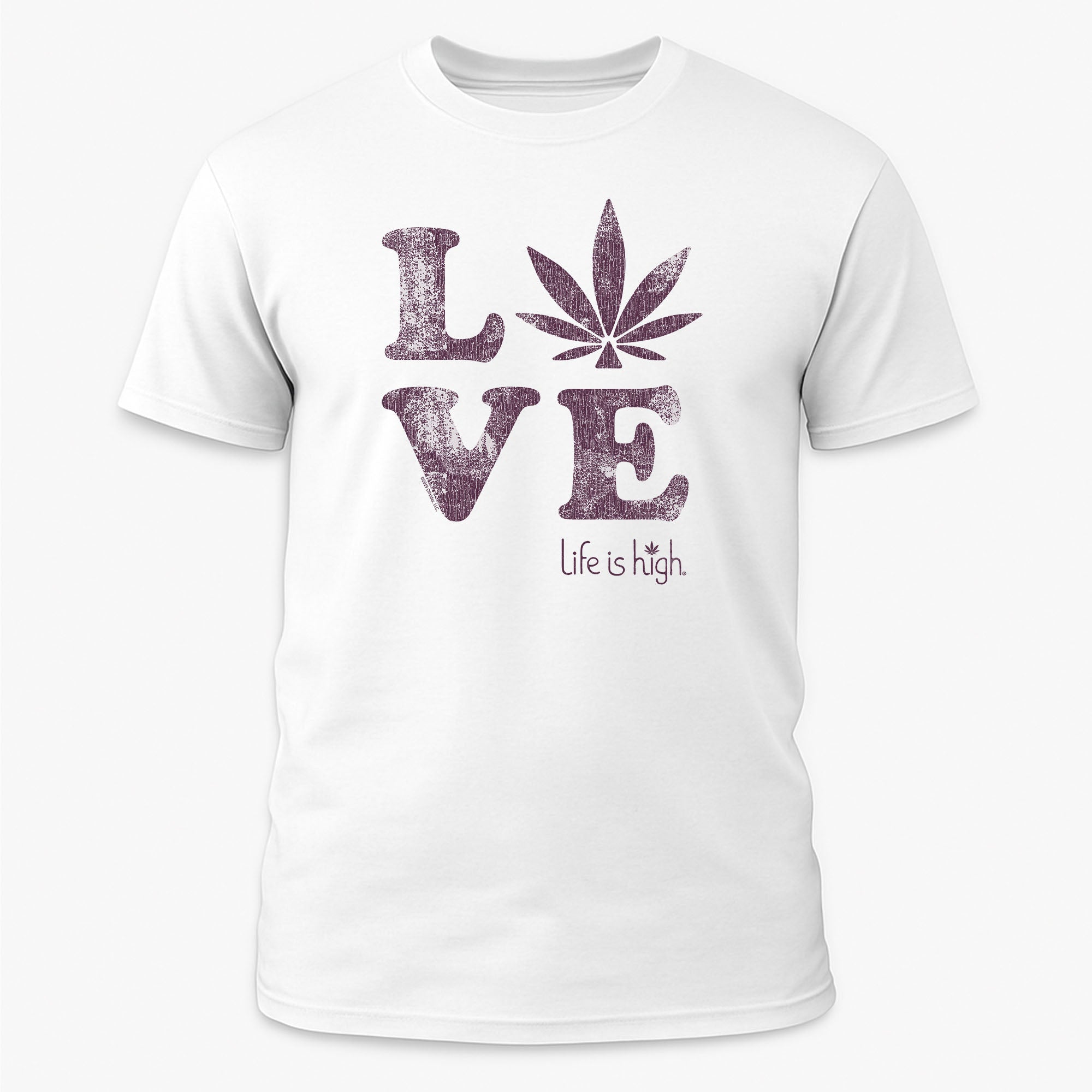LOVE (Distressed Leaf O)