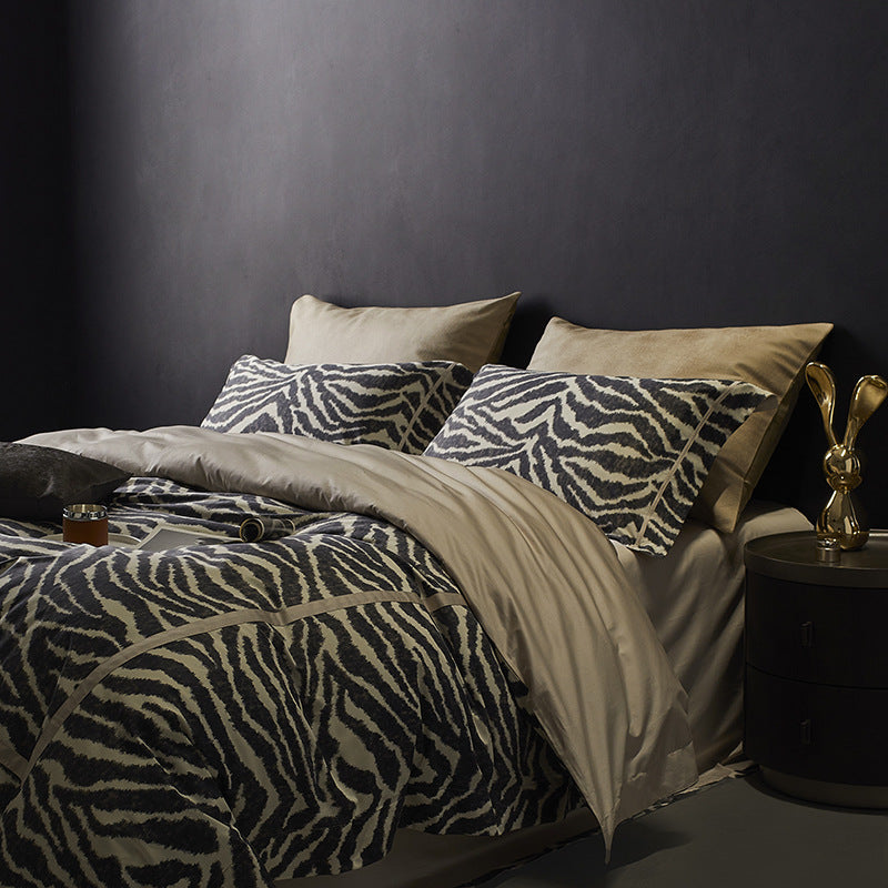 Luxury Vintage Style 160TC Long-Staple Cotton Bedding Set | 3CARATS